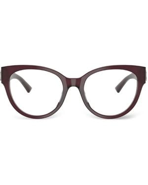 Jimmy Choo Brille Mit Ovalem Gestell - Lila