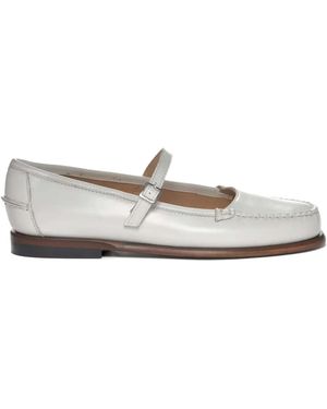 Sebago Pop Flat Court Shoes - White