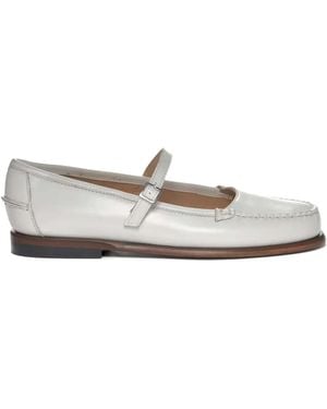 Sebago Pop Flat Court Shoes - White