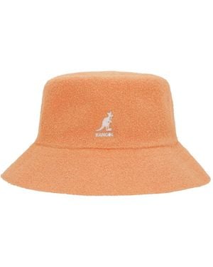Kangol Logo-Embroidery Bucket Hat - Natural