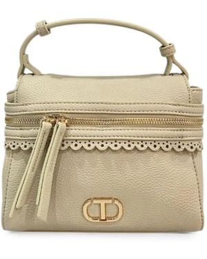 Twinset Small Cécile Shoulder Bag - Natural