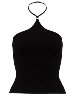 Paris Georgia Basics Haut À Dos Nu - Noir