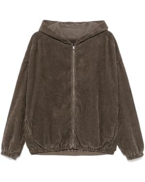 Transit Wendbare Cordjacke - Braun