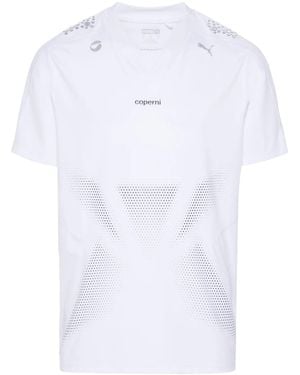 Coperni X Puma Logo-Print T-Shirt - White