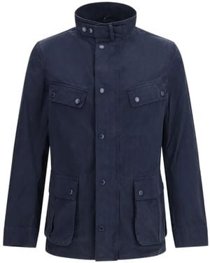 Barbour Jacke Mit Knöpfen - Blau