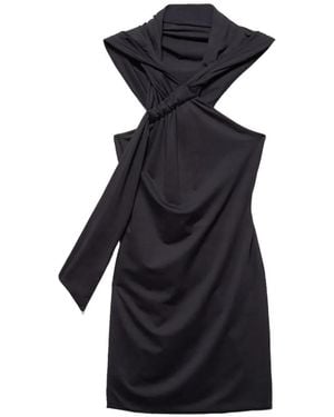 Aniye By Claus Minikleid Mit Kapuze - Schwarz
