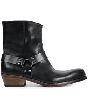 Premiata Leather Boots - Black