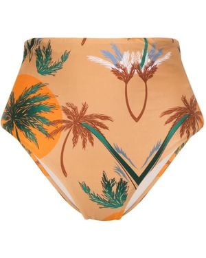 Raquel Diniz Bikinihöschen Mit Print - Natur