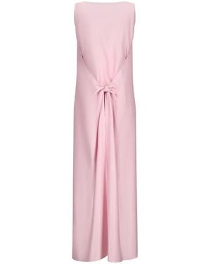 Stephan Janson Knot Detail Midi Dress - Pink