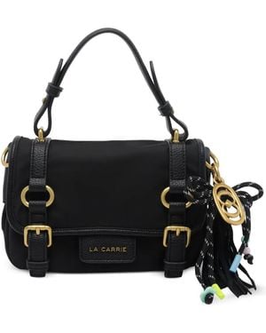 La Carrie Bolso De Hombro Big Atena Dark Wave - Negro