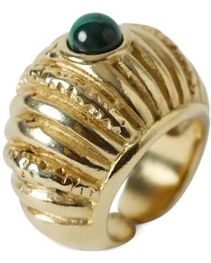 Paola Sighinolfi Small Reef Textured Ring - Metallic