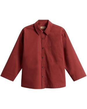 Woolrich Poplin Shirt - Red