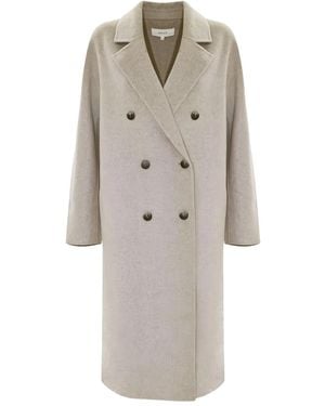 Kocca Diodato Double-Breasted Coat - Grey