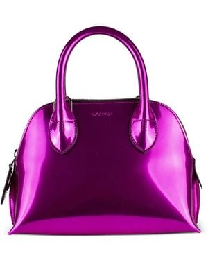 Lanvin Mini Bugatti Tote Bag - Purple