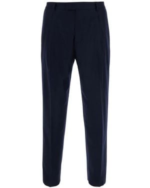 Low Brand Belt-Loops Trousers - Blue