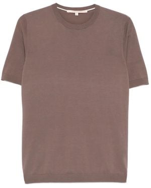 Alpha Industries Crew Neck T-Shirt - Brown