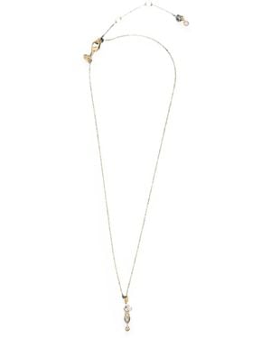Kate Spade Collar Con Colgante Con Cristales - Blanco