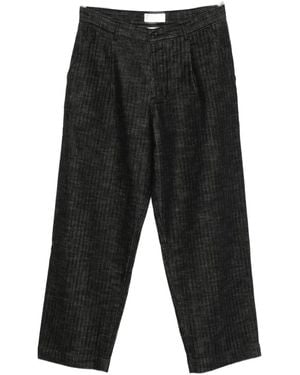 Universal Works Pantalon À Poches Plissées - Noir