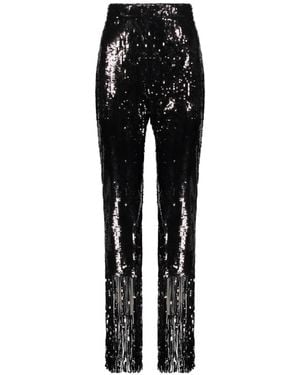 Ellery Pantalones Con Lentejuelas - Negro