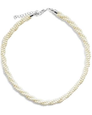 Hzmer Jewelry Halskette mit Perlenverzierung - Weiß