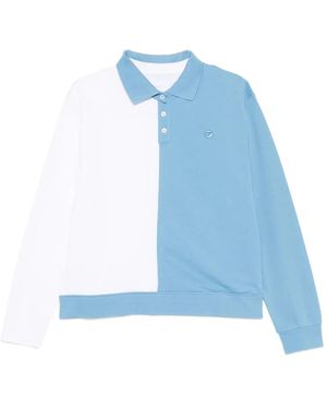 Coperni Polo À Imprimé Trompe-L'Œil - Bleu
