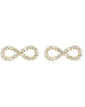 Daniel Wellington Mirelle Infinity Earrings - White