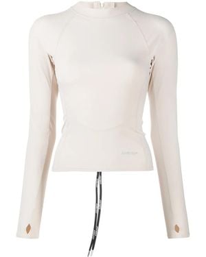 Ambush Rear Zip Fastening Top - Natural