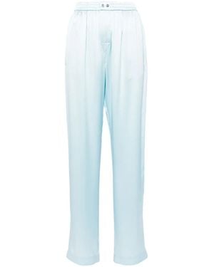 Alexander Wang Logo Cutout Boxer Pants - Blue