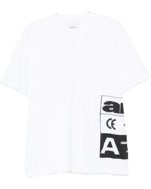 Arte' Graphic-Print T-Shirt - White