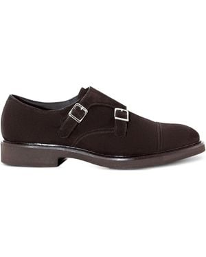 Doucal's Monk-Schuhe aus Wildleder - Braun
