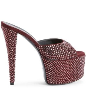 Giuseppe Zanotti Gz Aida 150mm ミュール - パープル