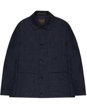 Incotex ボタン ジャケット - ブルー