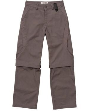 Hyein Seo Detachable-Zip Trousers - Brown