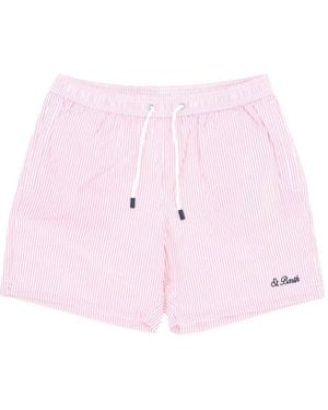 MC2 Saint Barth Striped Swim Shorts - Pink