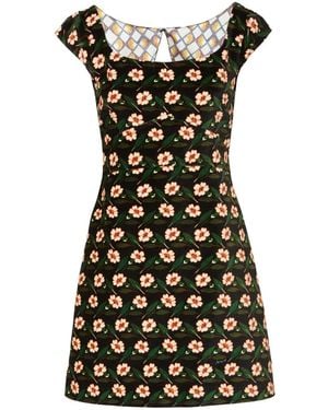 La DoubleJ Arabesque Mini Dress - Black