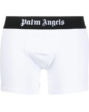 Palm Angels ロゴウエスト ボクサーパンツ - ホワイト
