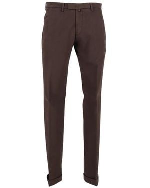 Briglia 1949 Straight-Leg Turn-Up Trousers - Grey