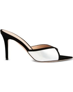 Gianvito Rossi Pointed-Toe Mules - Metallic
