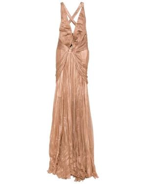 IRIS SERBAN Criss-Cross Dress - Natural