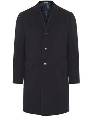 Corneliani Virgin-Wool Coat - Blue