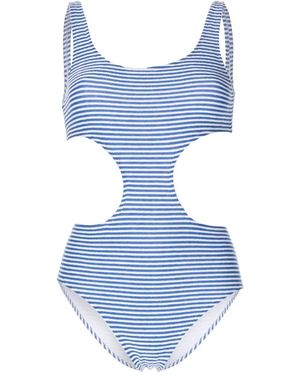 Solid & Striped Gestreept Badpak - Blauw