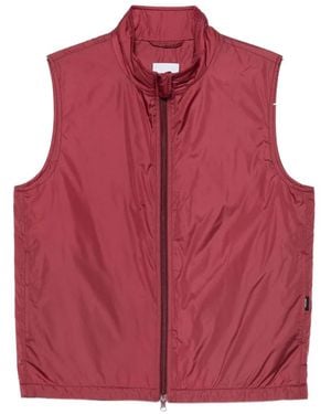 Aspesi Vernes Zip-Up Gilet - Red