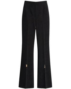 Danamé Tone Hardware Flared Pants - Black