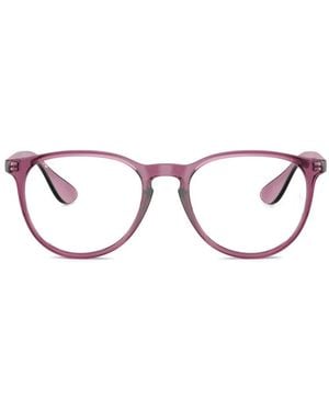 Ray-Ban Erika Brille Mit Rundem Gestell - Pink
