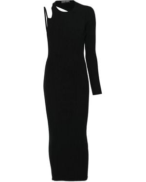 David Koma Cut-Out Midi Dress - Black