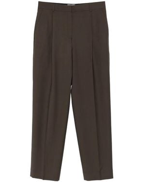 TOTEME Hose mit Bundfalten - Grau