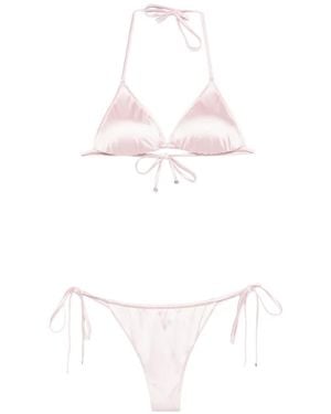VENUJA Tie-Detail Bikini - White