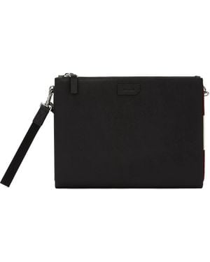 Bally Clutch Con Logo Goffrato - Nero