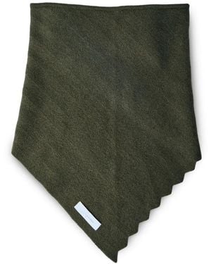 Jacquemus Herringbone Weave Scarf - Green