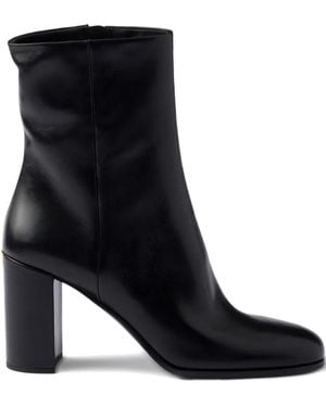 Prada Stiefel mit Blockabsatz 85mm - Schwarz